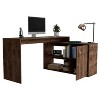 Chery Life Axis Modern L-Shaped Computer Desk with Open & Closed Storage - 3 of 4