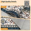 Vintage Area Rugs Machine Washable, Large Rug for Living Room Bedroom, Ultra-Soft Non-Slip Stain Resistant Print Floor Carpet - 3 of 4