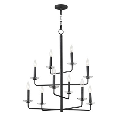 Maxim Lighting Madeira 10 - Light Chandelier in  Anthracite
