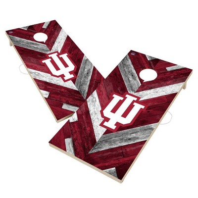 NCAA Indiana Hoosiers 2'x4' Solid Wood Cornhole Board