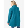 Woman Within Plus Size Fleece Swing Funnel-Neck Coat - 3 of 4