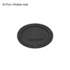 Unique Bargains Rubber Silicone Black Coasters - 3 of 4