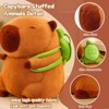 Cute Capybara Plush Kawaii Soft Capybara Plush Doll Pillow with Bread Capybara Stuffed Aniamls Toys for Girls Kids Adults Birthdays Valentines Gift 9" - 4 of 4