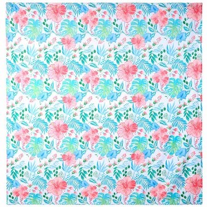 The Lakeside Collection Tropical Garden Bath Collection - Memory Foam Rug - 1 of 4