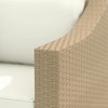Resenkos 3 Seater Patio Couch, Outdoor Sectional Furniture, PE Rattan,Gray - 4 of 4