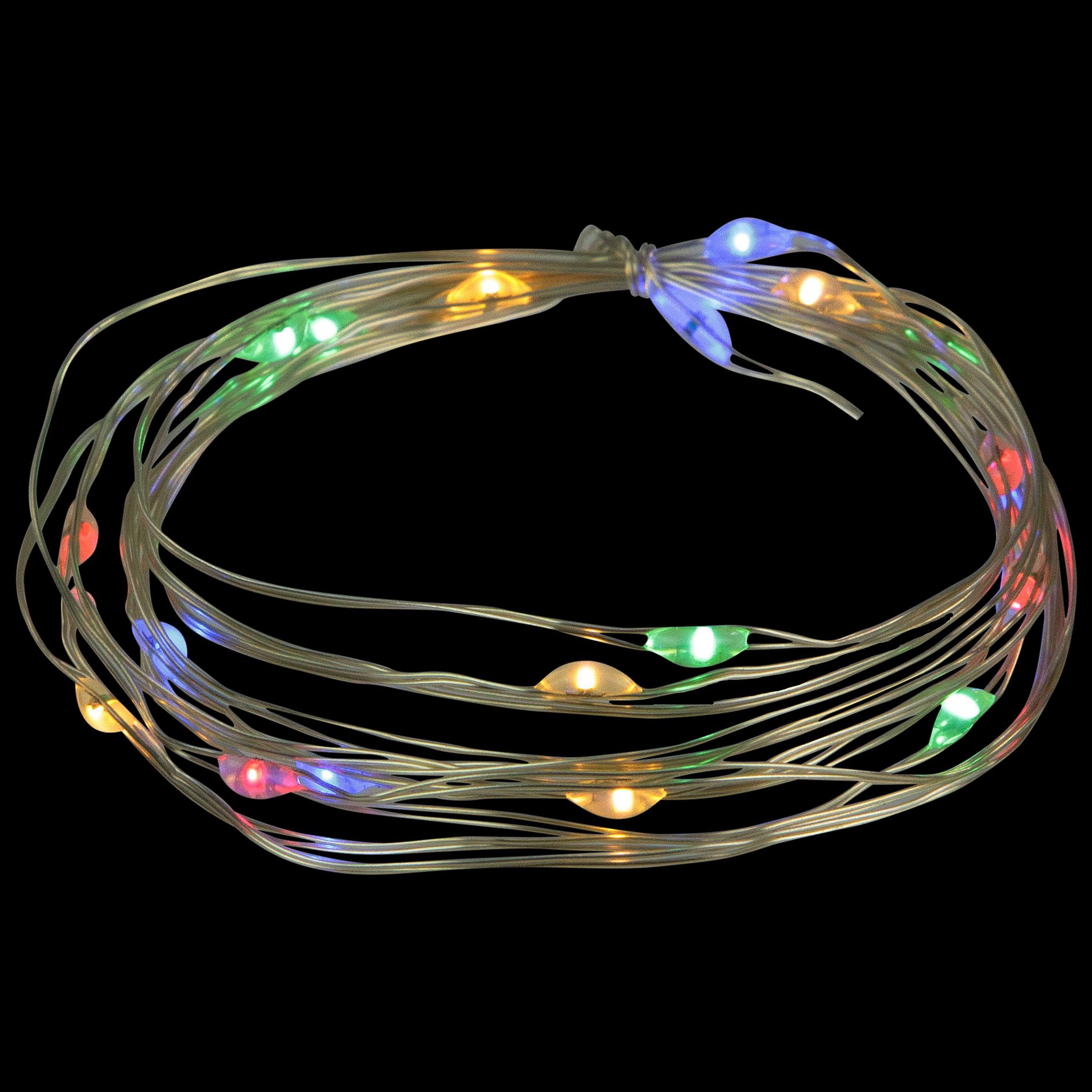 Northlight Micro Fairy Christmas Lights - LED Multi-Color - 6' Copper Wire - 20ct