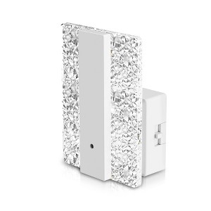 DORESshop Modern LED Night Lights Plug Into Wall-Dimmable with Dusk-to-Dawn Sensor, Decorative for Bedroom and Hallway(1-Pack) - 1 of 4