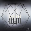 Urban Ambiance Luxury Contemporary Chandelier,  26"H x 28"W,  Midnight Black Finish, UHP2702 - 3 of 4