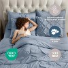 Nestl 9 Piece Comforter Set, Pinch Pleated Bedding Set, Bed in a Bag, Comforter Set with Down Alternative Pillows - 4 of 4