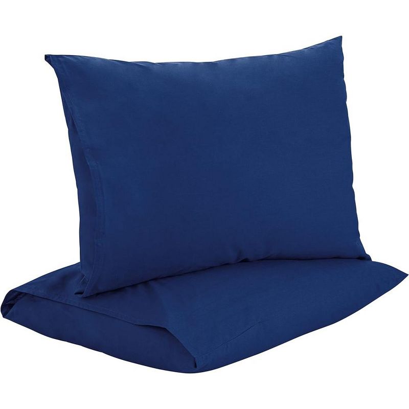 Superity Linen Standard Pillow Cases - 2 Pack - 100% Premium Cotton - Envelope Enclosure, 3 of 9