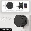 YANSUN 2-Pack 1W Plug-In Light Sensor Night Lights, Round Wall-Mounted Design, 3000K Warm Light, 3-Step Dimming, US Plug - 3 of 4