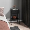 Gulches Nightstand with 1 Drawer & 1 Open Shelf, 4 Sturdy Legs, Compact Design for Small Spaces, Ready-to-Assemble - 2 of 4