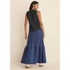 VENUS Womens V-Neck Shirred Tank - 3 of 4