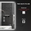 FONTOI Wall-Mounted Vanity Mirror with Anti-Fog Function and Aluminum Alloy Frame, Modern Decorative Accent for Bathroom, Clear, 31.5"*23.6"*1.6" - 3 of 4