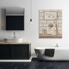 Stupell Industries Relax Bathroom Scene, 48" x 36" - 2 of 4