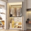 Besiost 40-In Closet Organizer with Drawers, Freestanding Closet System - 2 of 4