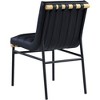 Meridian Furniture,Burke Vegan Leather Dining Chair, Set of 2 - 3 of 4