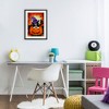 Stupell Industries Cat Peeking from Jack-o-Lantern Framed Print Under Glass Art, Black, 14" x 20" - 3 of 4