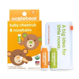oogiebear Organic Mini Nosebalm and Chestrub Baby Care Kit - 1 of 4