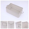 REGALWOVEN Fabric Collapsible Spacious Capacity Versatile Storage Bin with Handle 2 Pcs - 2 of 4