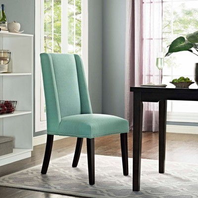 Elegant Laguna Fabric Dining Chair with Nailhead Trim
