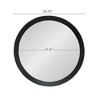 Lyngins 20 Inch Bathroom Mirrors,Round Wall Mirrors,Decorative Mirrors,Mango Wood Frame Vanity Mirrors for Bathroom,Bedroom - 3 of 4
