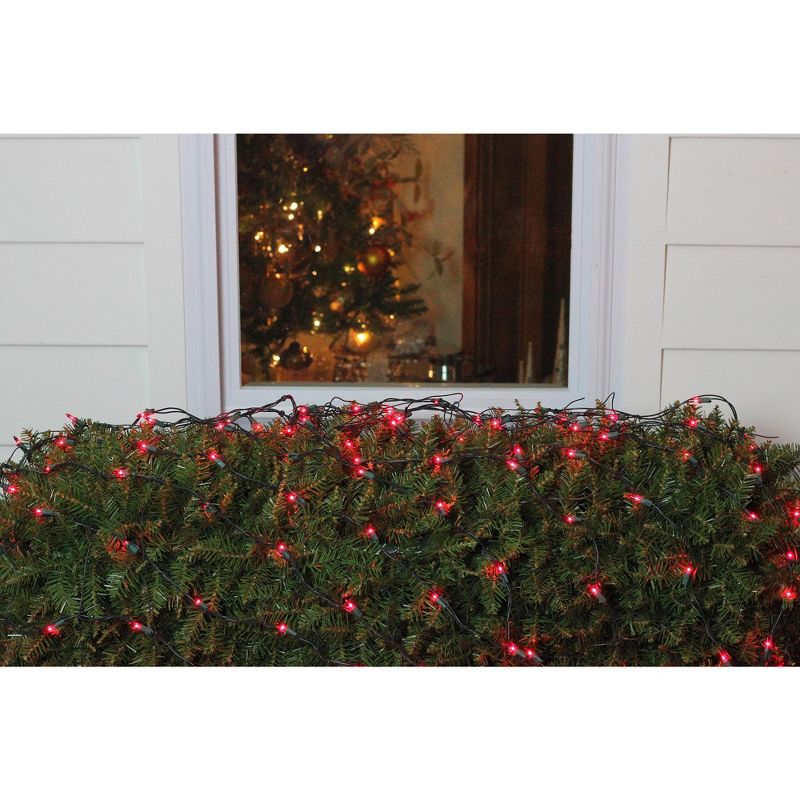 Northlight 4' x 6' Mini Incandescent Net Lights Red - Green Wire, 2 of 4