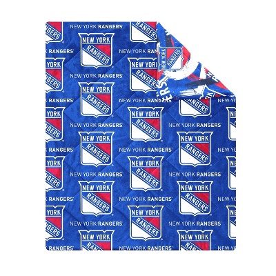 NHL New York Rangers 50" x 60" Two Sided Plush Throw Blanket