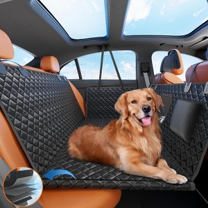 TinyHomie Back Seat Extender for Dogs with Detachable Hard Bottom, Waterproof Dog Car Seat Cover for Back Seat,Holds 400lbs - 1 of 4