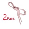 Allegra K Flat Satin Ribbon Solid Color Sports Shoes Sneakers Shoe Laces 2 Pairs - 3 of 4