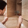 VEVOR Cabinet Hinges, 50 Packs Full Overlay Kitchen Cabinet Door Hinges, 100 Degree Opening Angel Soft Close Concealed Cupboard Hinges, Silver - 2 of 4