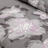 7 Pcs Elegant Watercolor Floral Print Cotton Comforter Set, All Season Chic Transitional Look Home Textile for Lux Bedroom Decor - 2 of 4