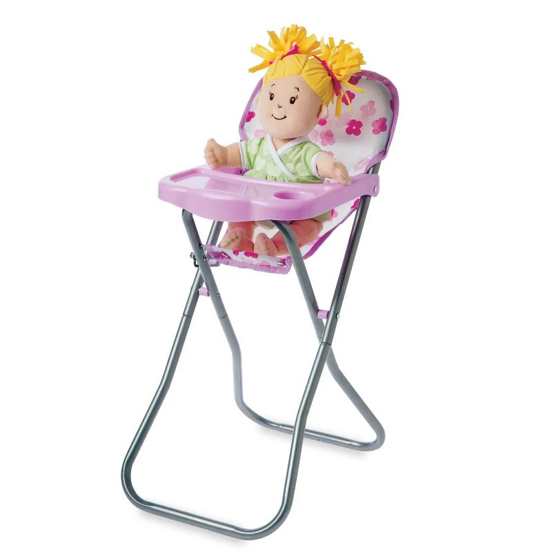 Manhattan Toy Baby Stella Blissful Blooms High Chair First Baby Doll Play Set for 15" Dolls, 2 of 9