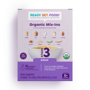 Ready, Set, Food! Early Allergen Introduction Mixins Baby Meals - Stage 3 - 1oz - 1 of 4