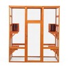 DOMETOUR Large Cat Enclosure with 5 Perches, 2 Condos and 1 Lockable Door - 2 of 4