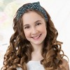 Unique Bargains Women's Fashion Leopard Spot Wide Bow Headbands - 3 of 4