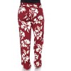 Women's Plus Size Flower Printed Palazzo Pants - White Mark - 3 of 3