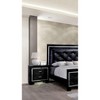 Vynxaria Contemporary Black Nightstand with LED Light ¨C Elegance Meets Functionality - 2 of 4