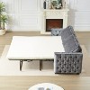 NicBex Modern Convertible Sleeper Chair,Folding Sofa Bed with Wooden Frame,Couches Covered in Chenille Fabric for Living Room,Gray - 4 of 4