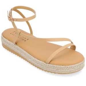 Journee Collection Womens Odelia Buckle Espadrille Sandals - 1 of 4