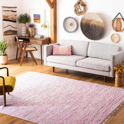 Multicolor Handwoven Cotton Rag Area Rug, 9' x 12'