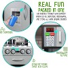 Lil' Jumbl Kids Kitchen Set, Wooden Pretend Play Kitchen with Sounds & Accessories - Charcoal - 3 of 4