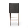 PAGED Modern Minimalist Bar Stools, Counter Stools with Metal Legs, Dining Chairs with High Density Fabric Seat for Kitchen Island, Set of 2 - 4 of 4