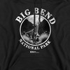 Men's Big Bend National Park Coyote In The Moonlight  Dark Pull-Over Hoodie - 2 of 4