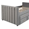NicBex Twin Size Velvet Daybed with Twin Size Trundle and 3 Drawers for Bedroom,Living Room,Apartment - 4 of 4