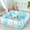 AMERLIFE Baby Playpen, Upgraded Portable Foldable Baby Fence with Game Panel and Safety Gate - 2 of 4