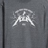 Men's - Barbie - Country Metal Ken Long Sleeve Graphic T-Shirt - 2 of 4