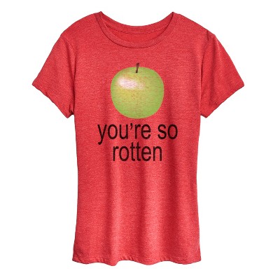 Women's - Instant Message - You're So Rotten Short Sleeve Graphic T-Shirt