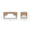 Anybear Brown 5-Drawer Wood Executive Desk - 3 of 3
