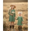 2Bunnies Girls' Boho Floral Lace Scalloped Hem Dress - 2 of 4